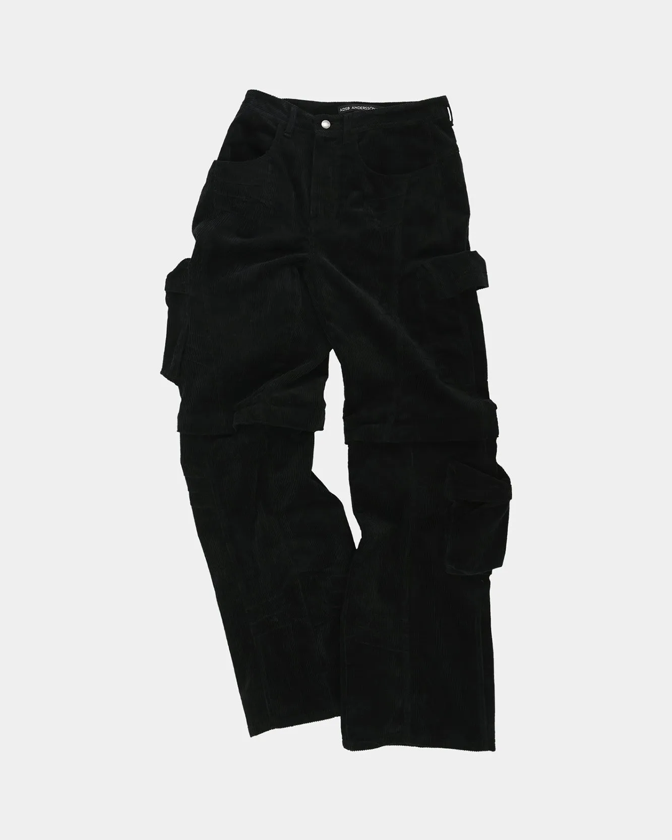 MILANO CORDUROY CARGO PANTS apa751m(BLACK)