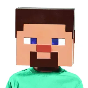 Minecraft Steve Half Mask - Child