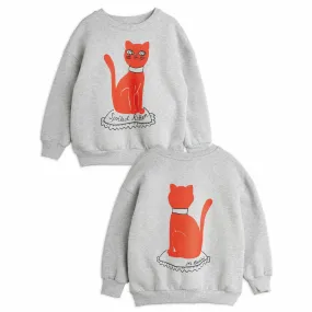 Mini Rodini - Cat sweatshirt - grey