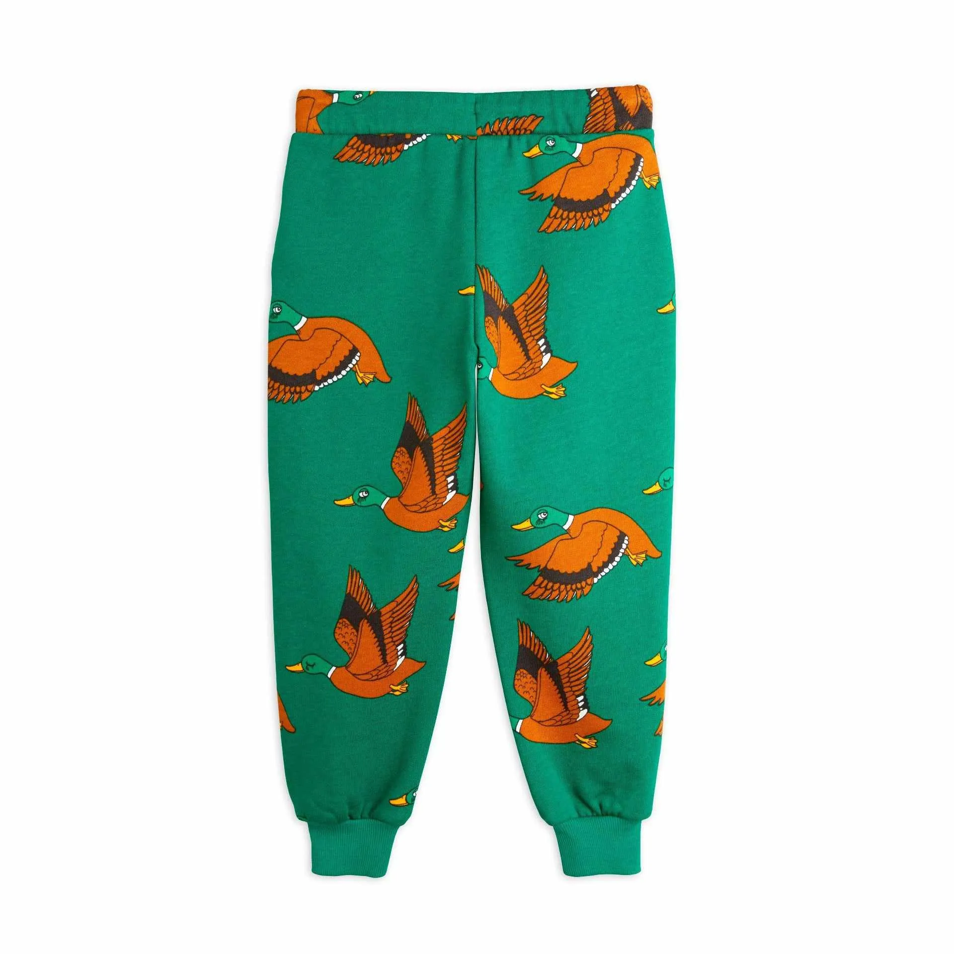 Mini Rodini - Ducks sweatpants - green