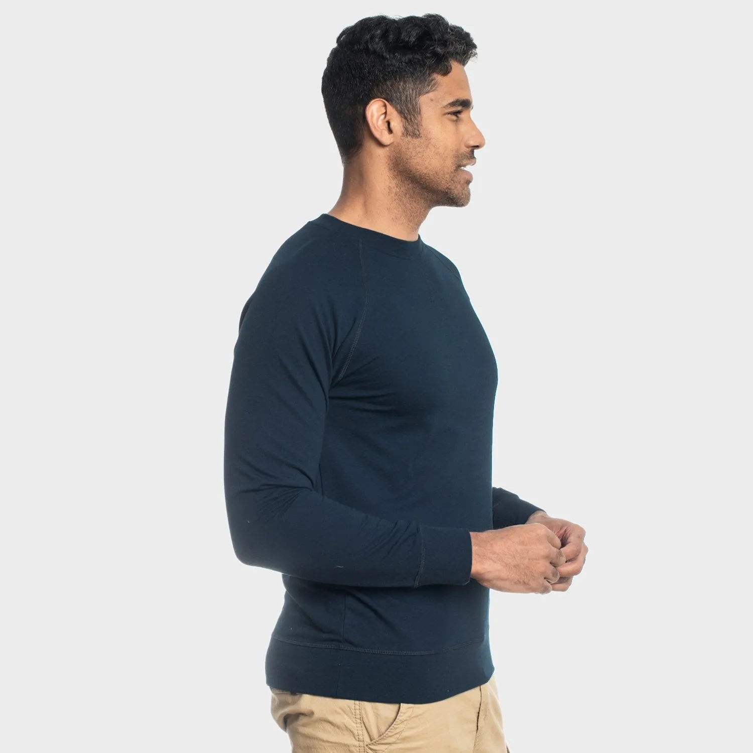 Navy French Terry Sweatshirt