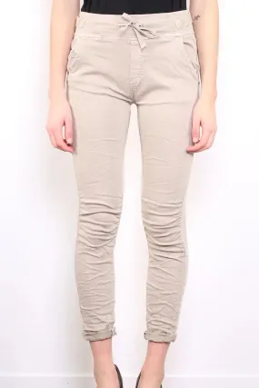 Naya Jogger Jeans | Beige