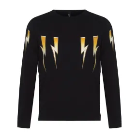 Neil Barrett Gold Bolt Sweatshirt