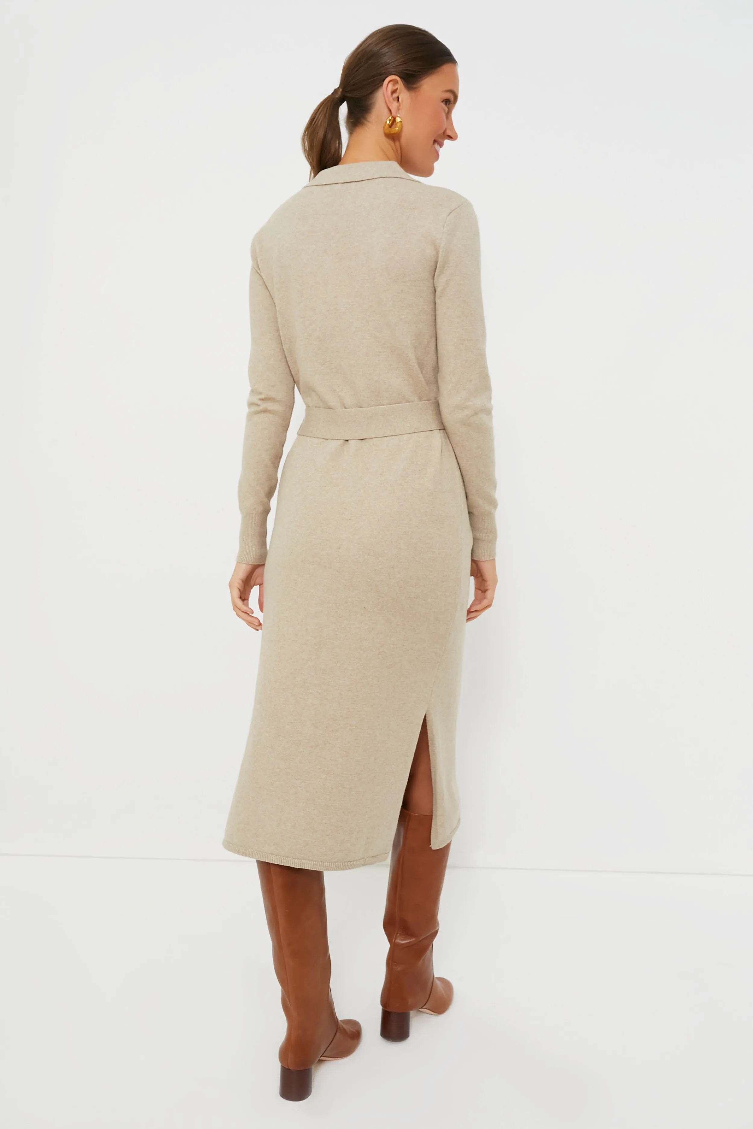 Oatmeal Heather Jackson Sweater Dress