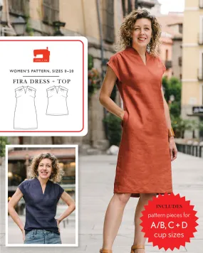 PDF Pattern - Fira Dress   Top | Liesl   Co