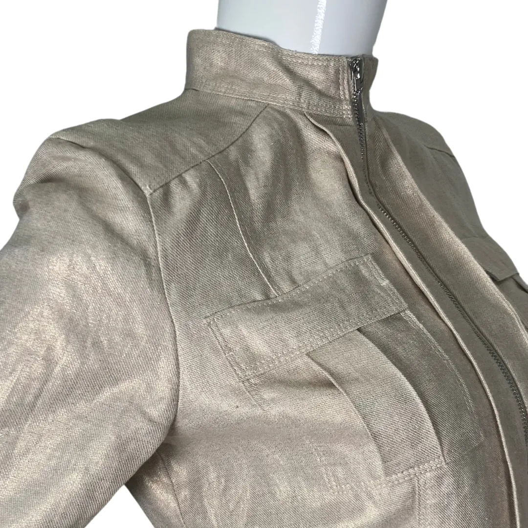 Per Se by Carlise Golden Shimmer Blazer-Jacket