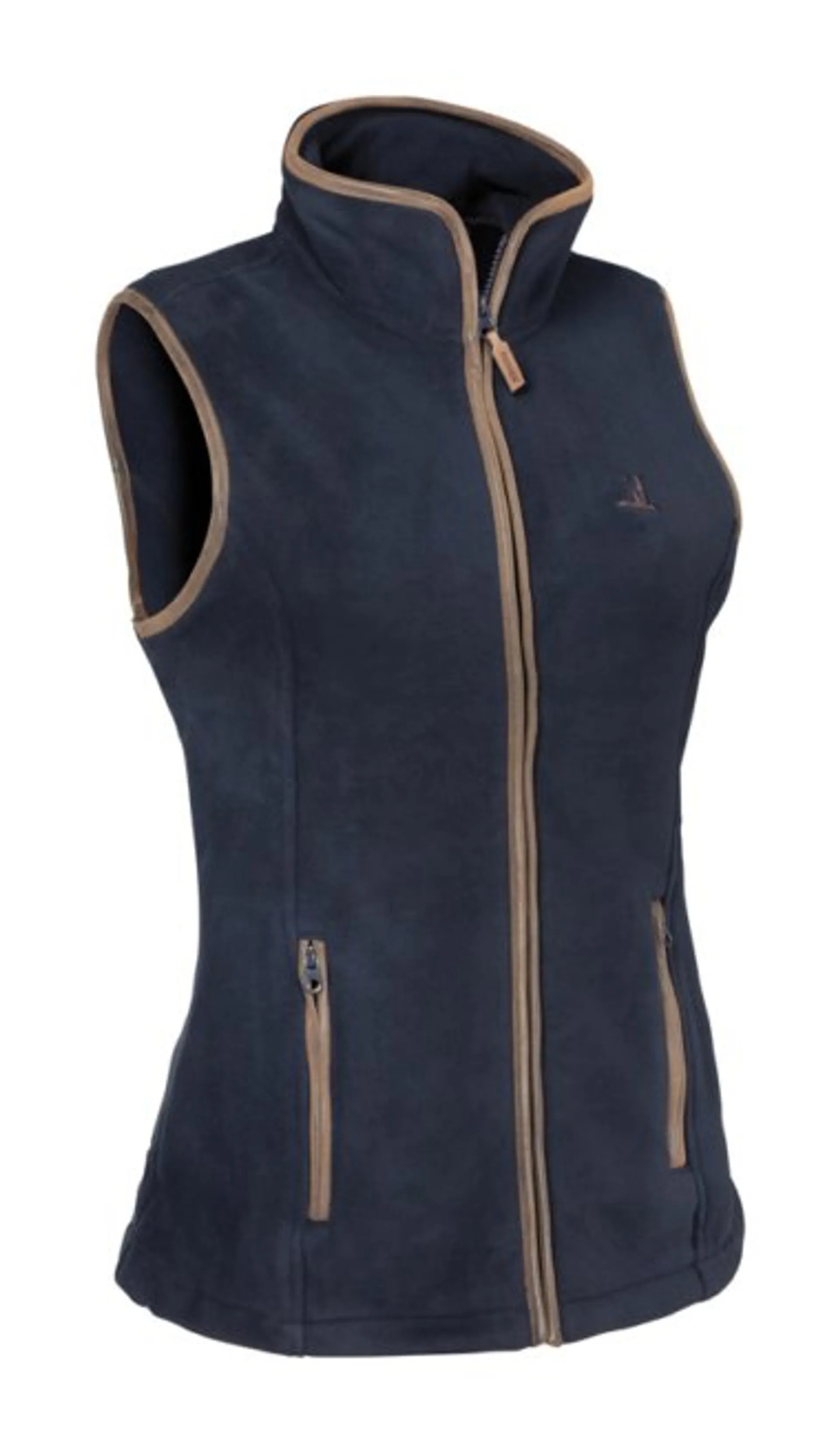 Percussion Ladies Scotland Fleece Vest Navy