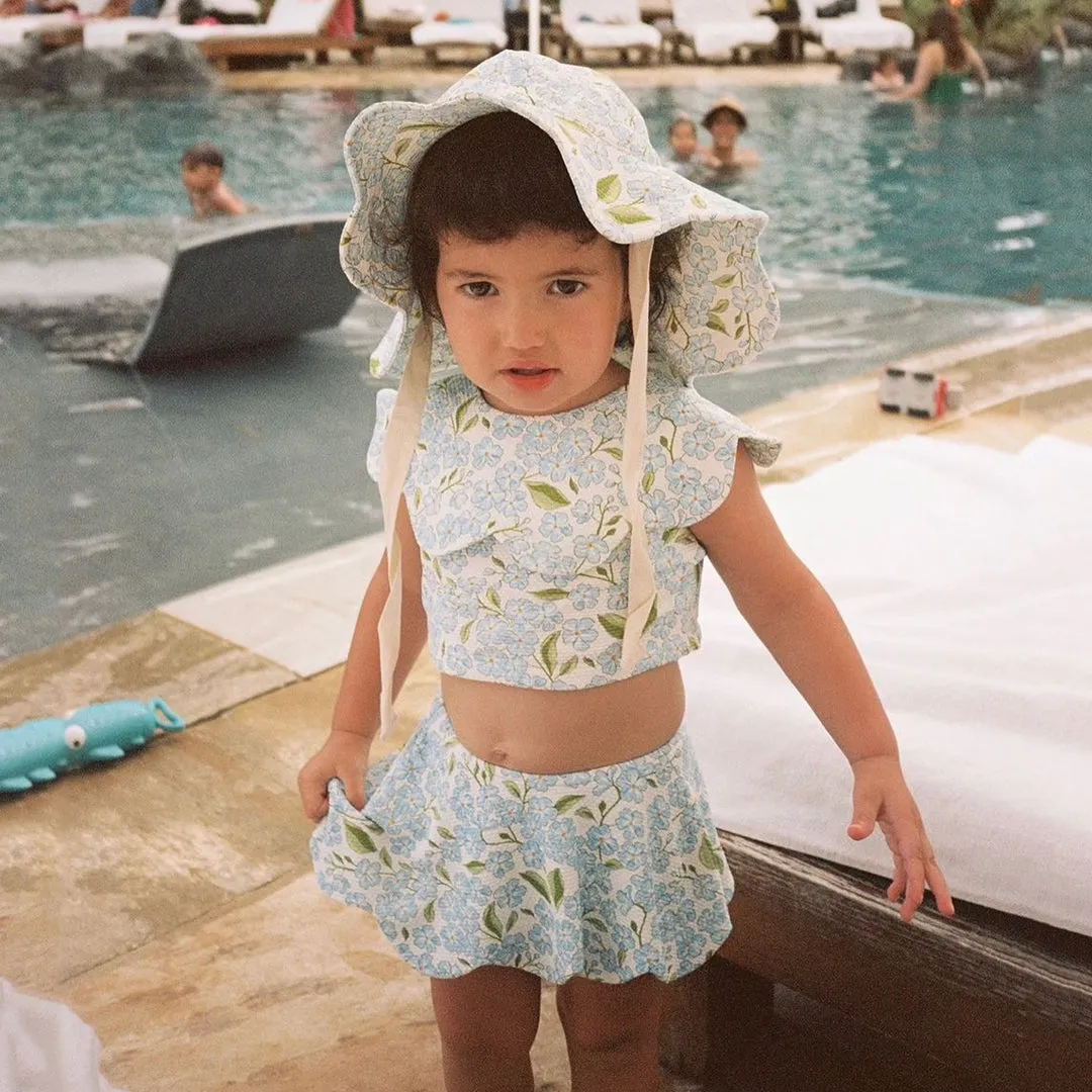 Petal Bikini Top · Hydrangea