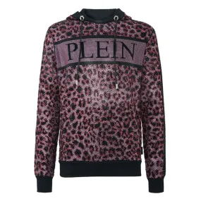 Philipp Plein Hoodie Sweatshirt Pink Paradise Size XXL