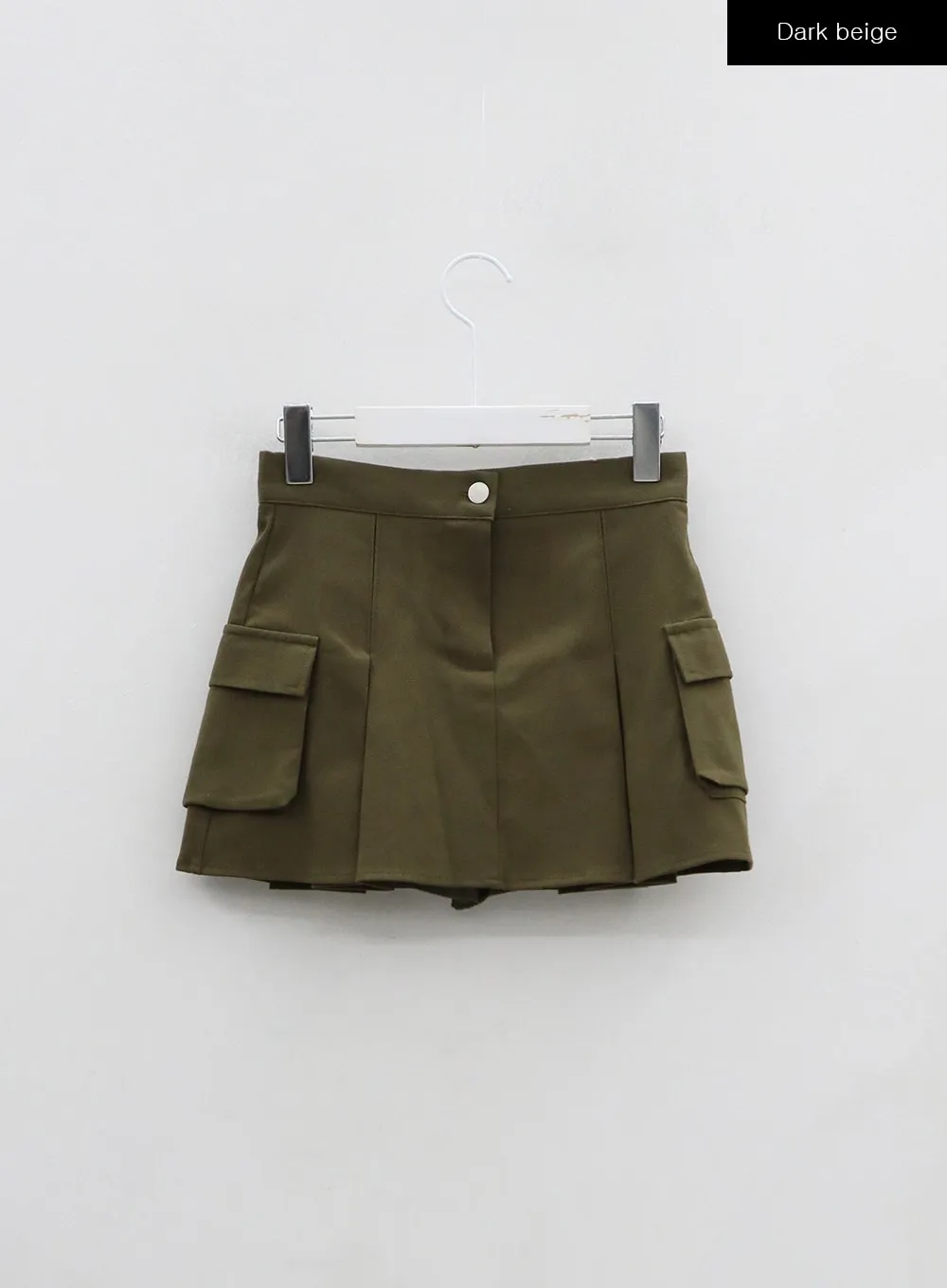 Pleated Cargo Mini Skirt BO13