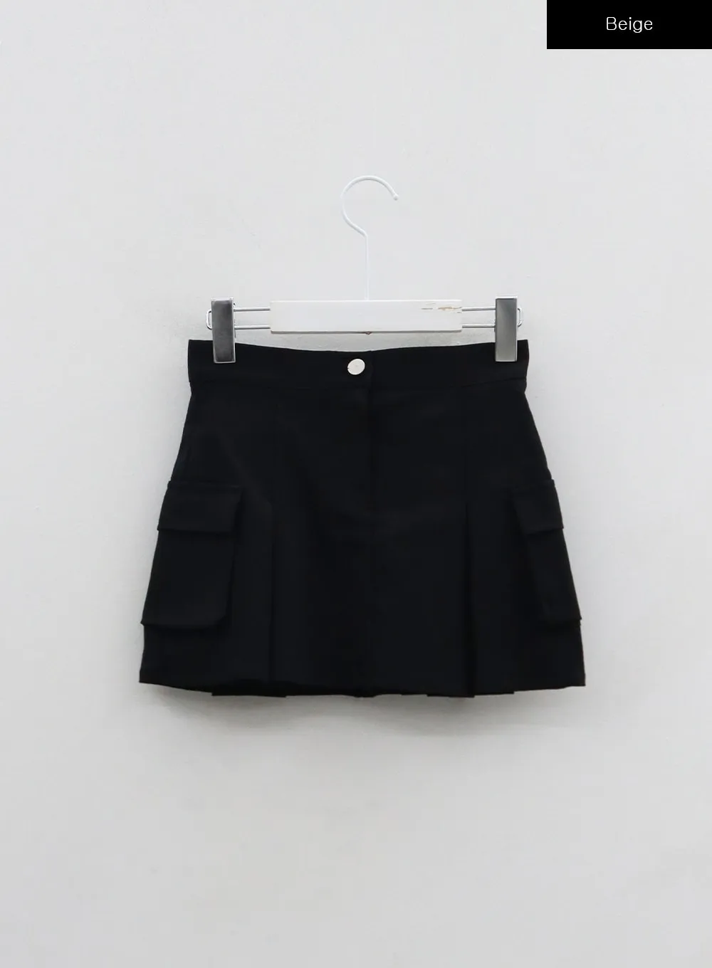 Pleated Cargo Mini Skirt BO13