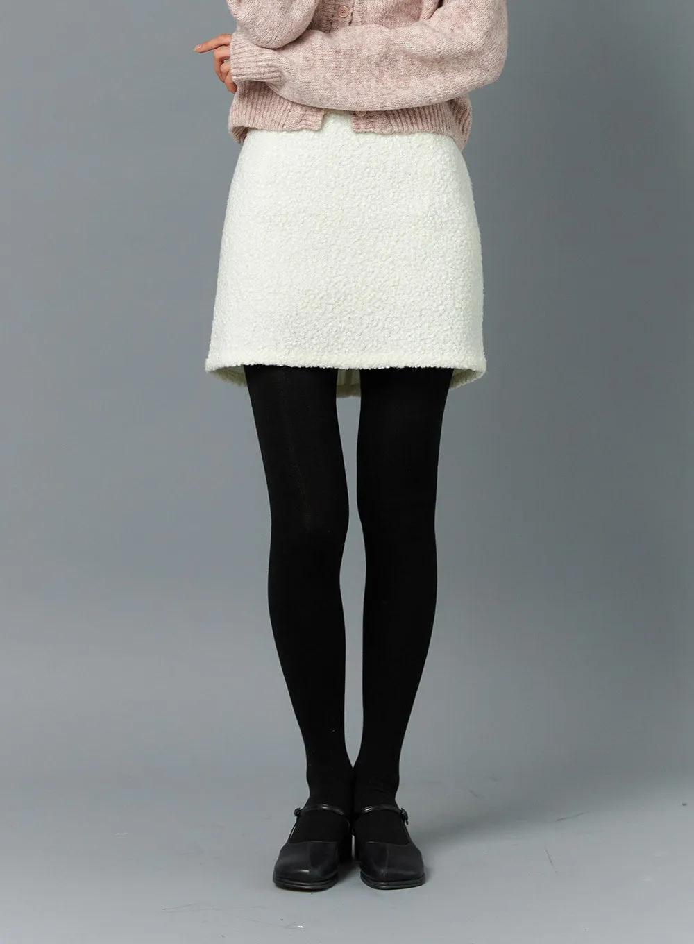 Plush Mini Skirt ON320