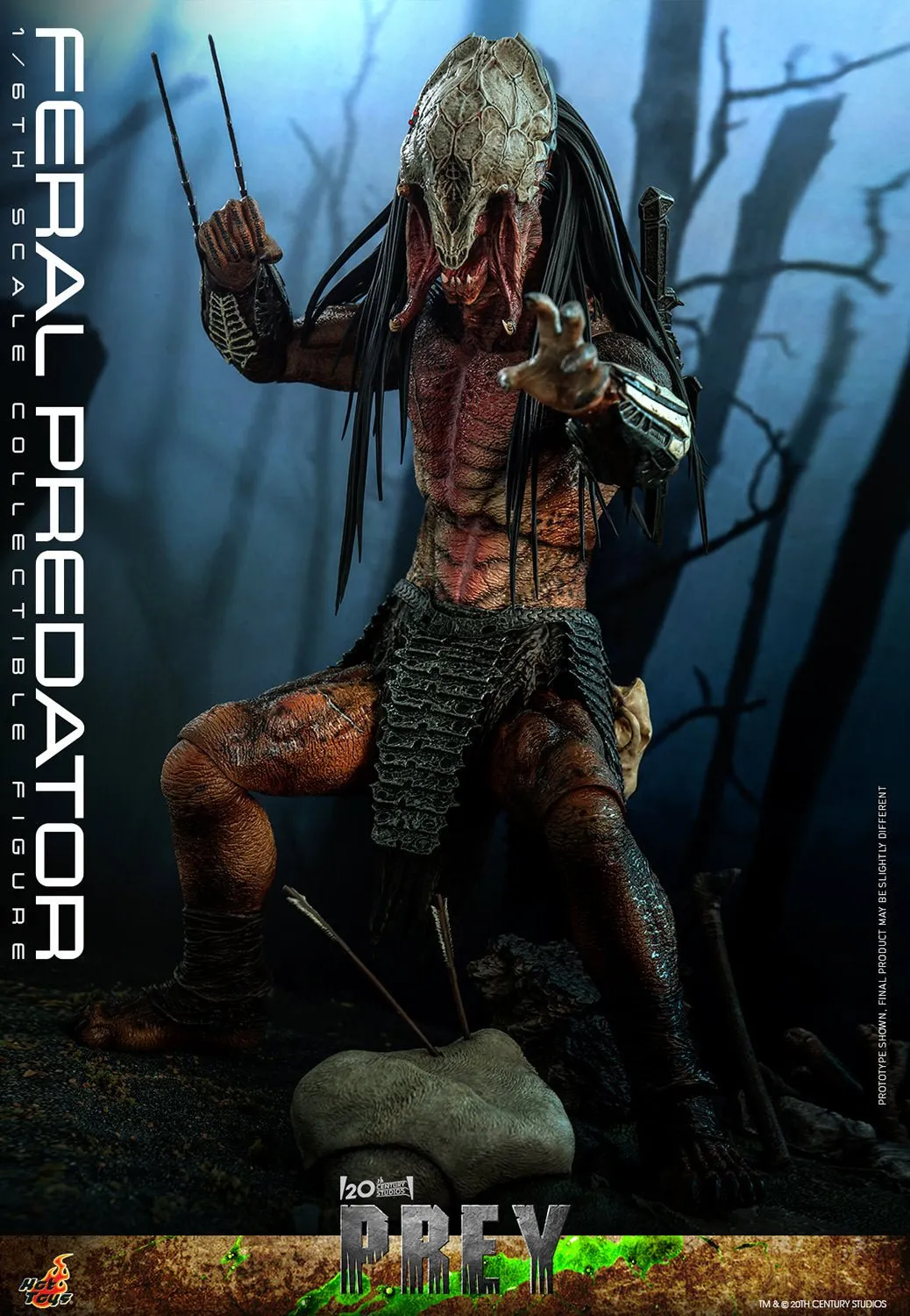 PRE-ORDER: Hot Toys Prey Feral Predator Sixth Scale Figure