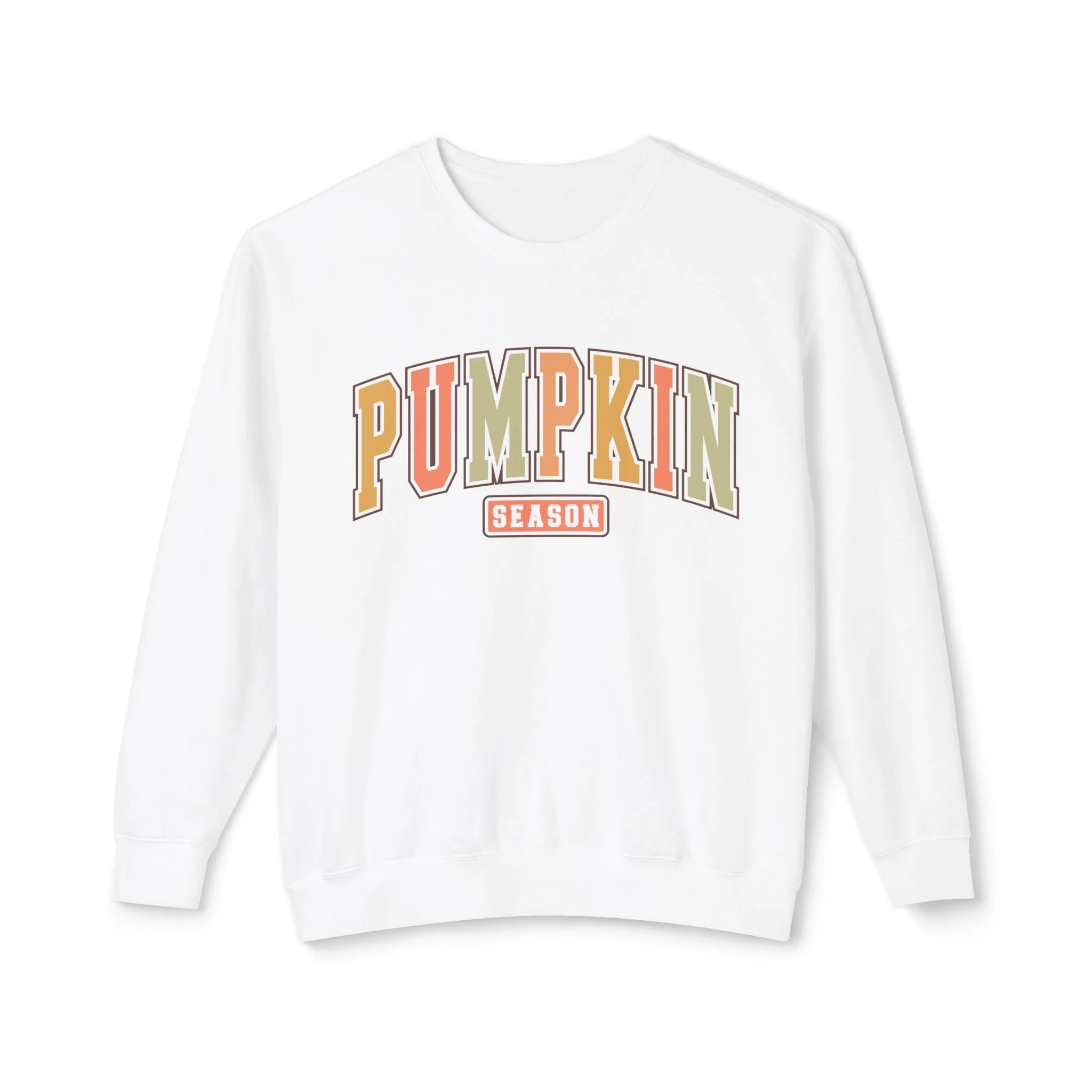 Pumpkin Season Unisex Lightweight Crewneck Sweatshirt