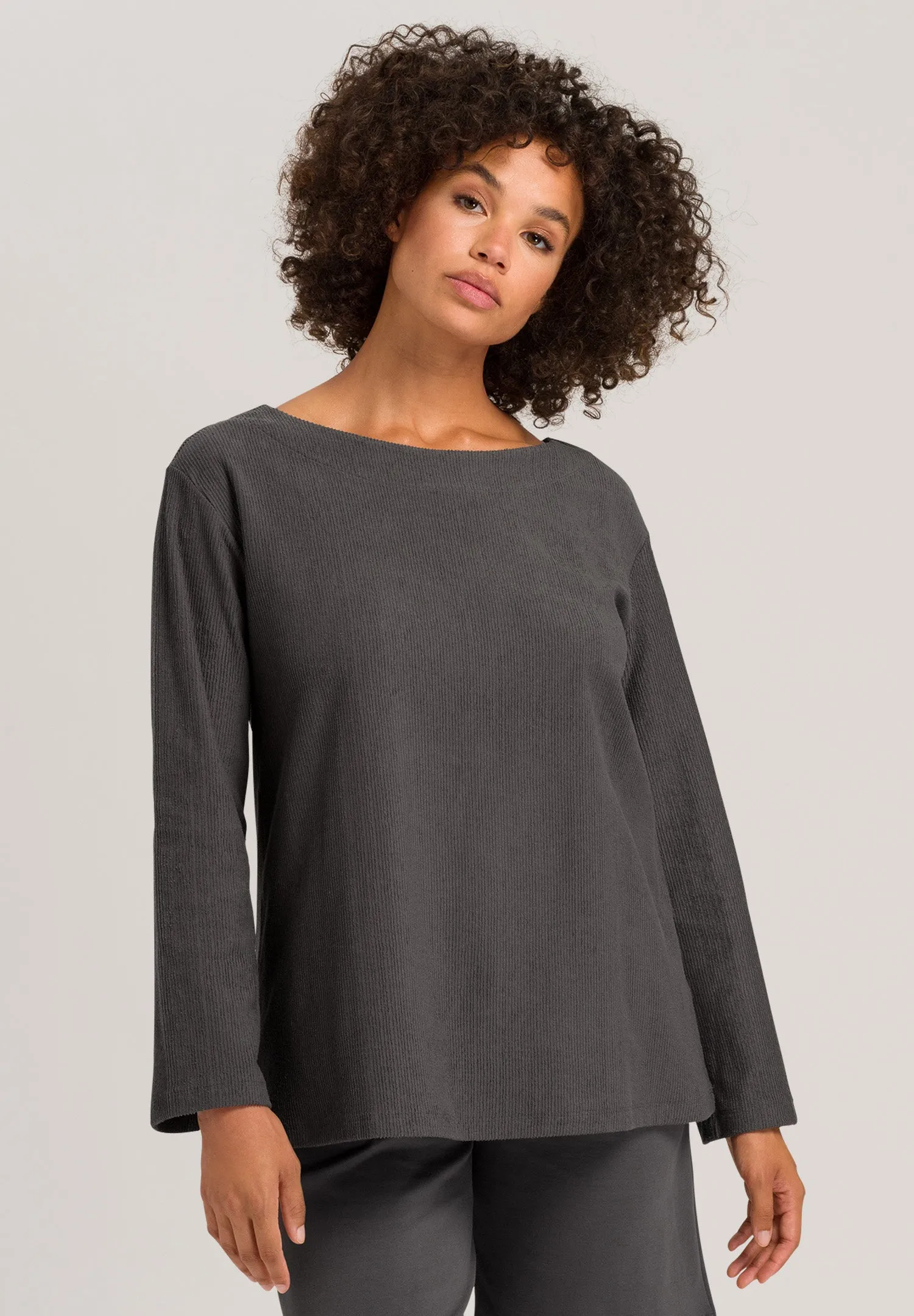 Pure Comfort Cotton Boat Neck Top | Anchor 78743-2180