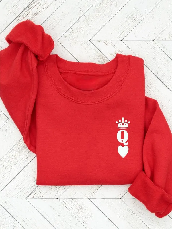 Queen of Hearts Sweatshirt