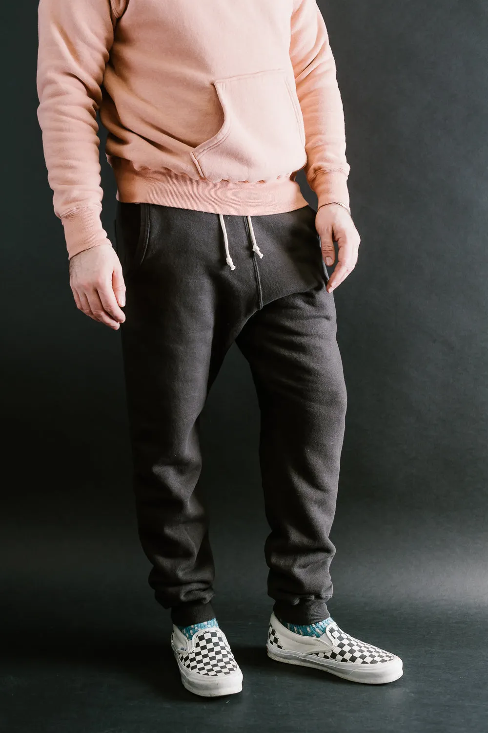 "Tsuriami" Loop Wheel Sweatpants - Sumikuro