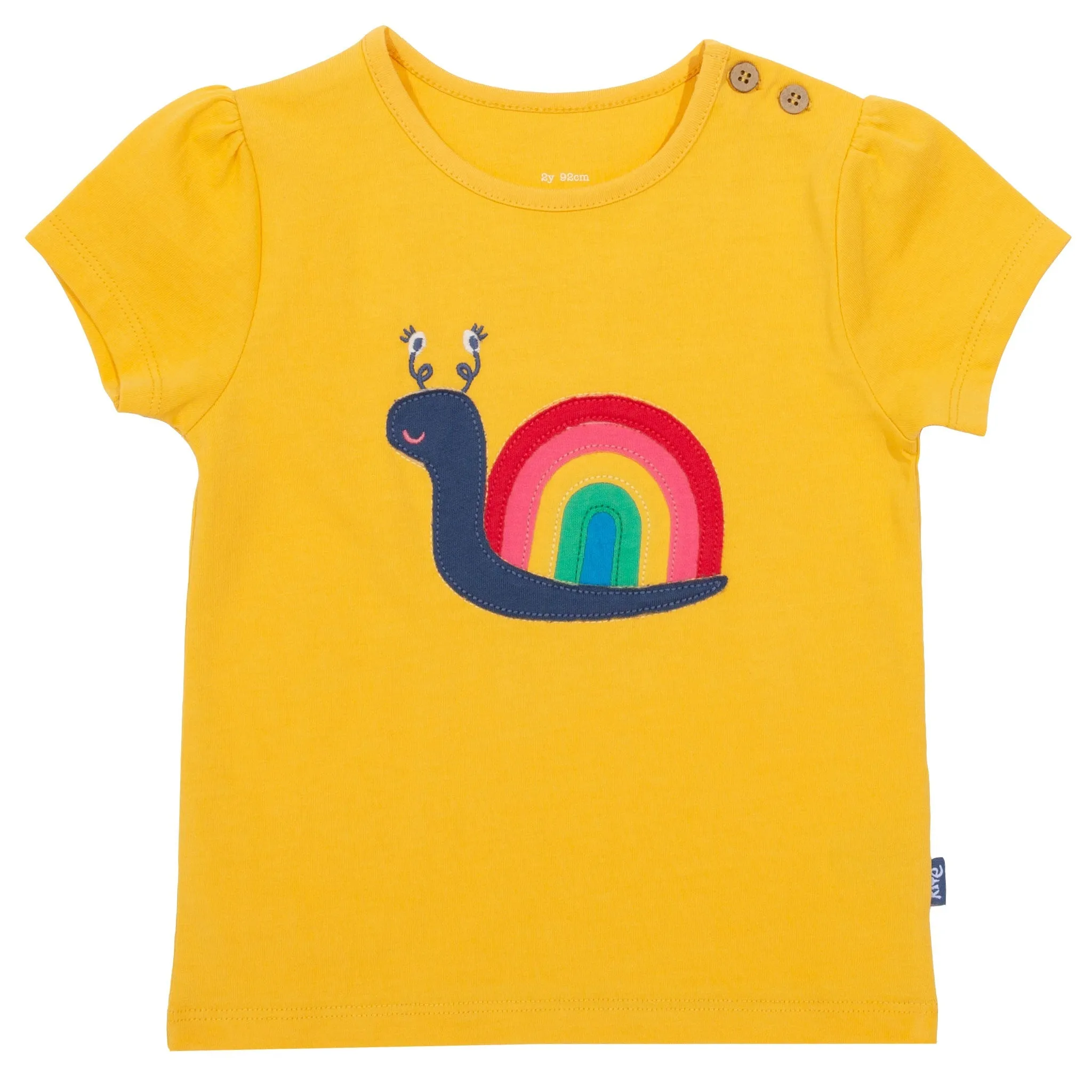 Rainbow snail t-shirt