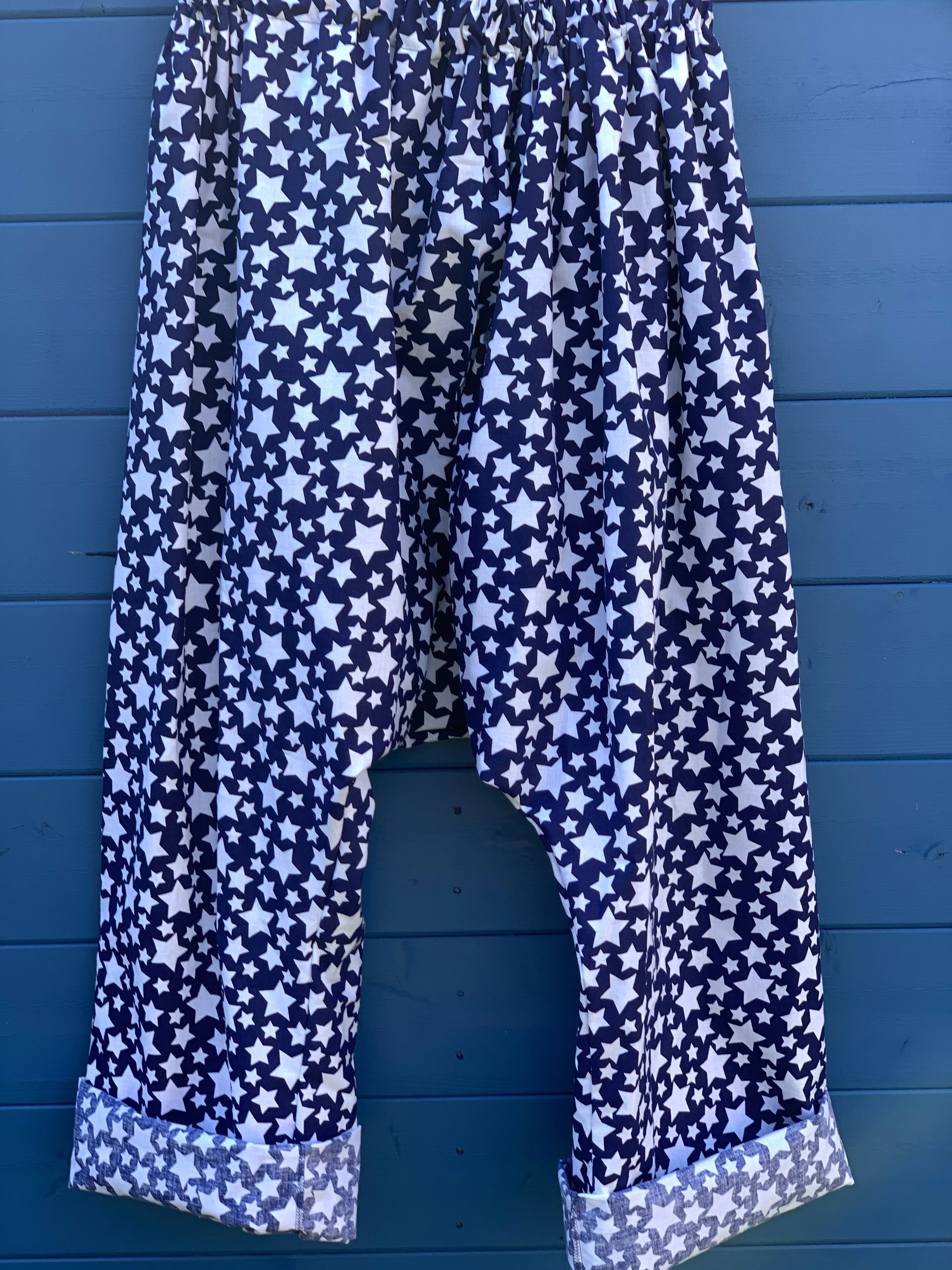 Ready to Ship Poplin Star Harem Pants