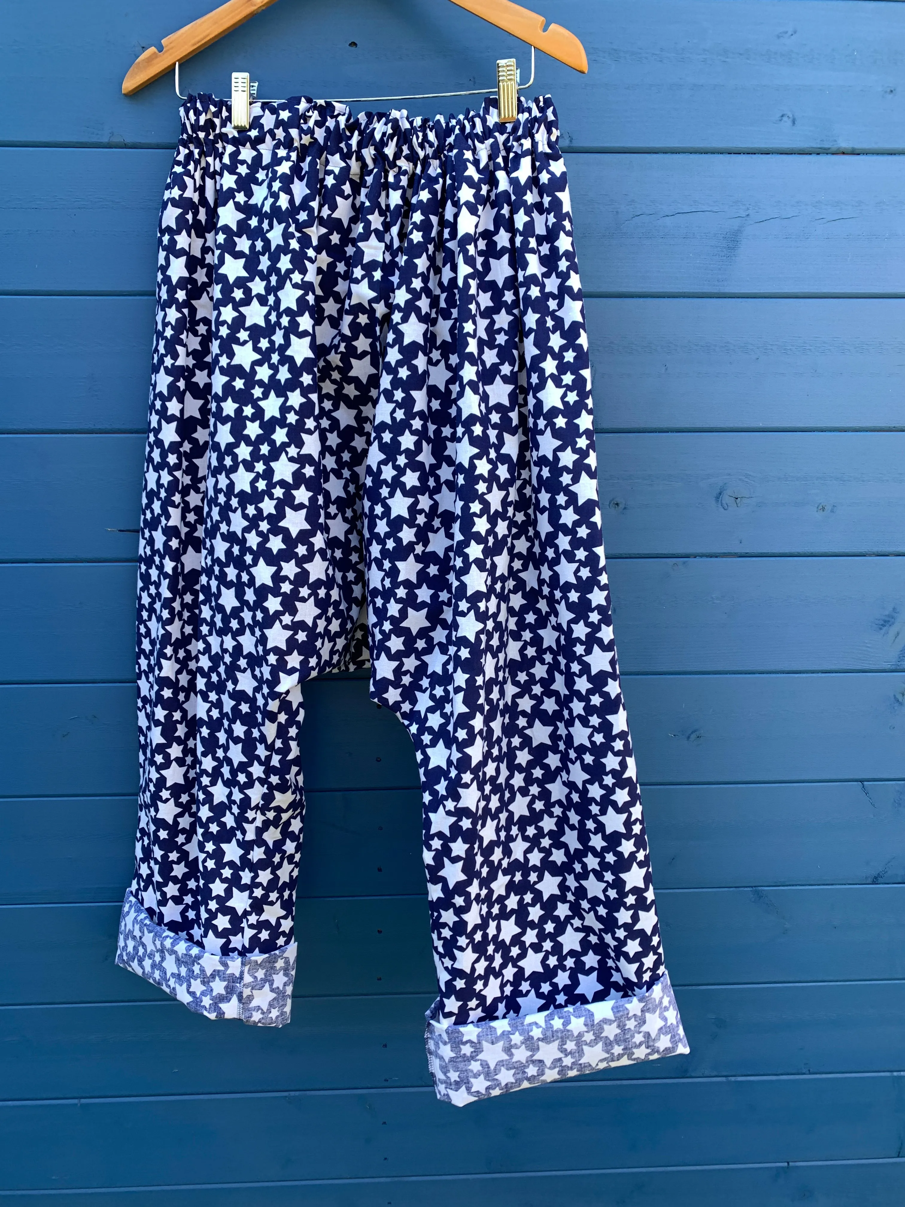 Ready to Ship Poplin Star Harem Pants