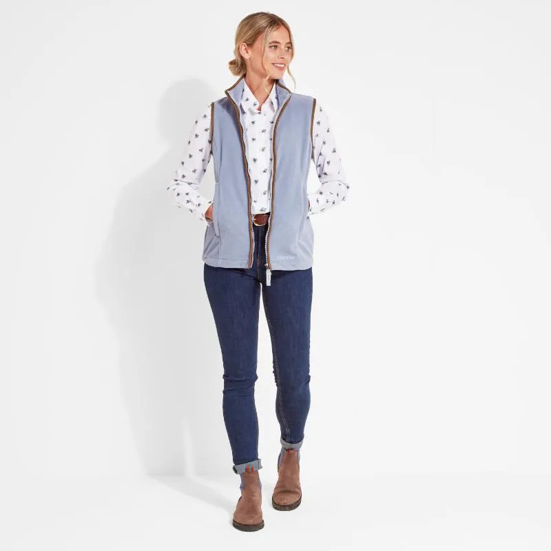 Schoffel Ladies Lyndon Fleece Gilet - Powder Blue