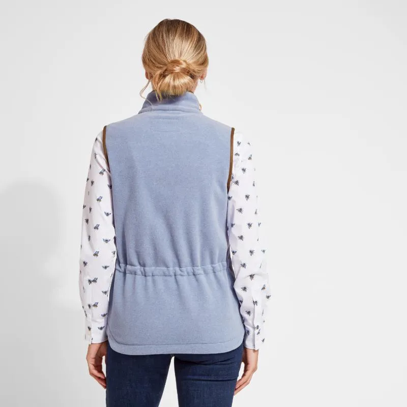 Schoffel Ladies Lyndon Fleece Gilet - Powder Blue