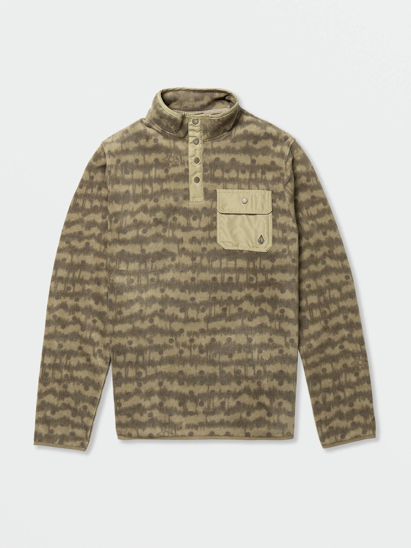 Seabrook Mock Neck Sweatshirt - Khaki