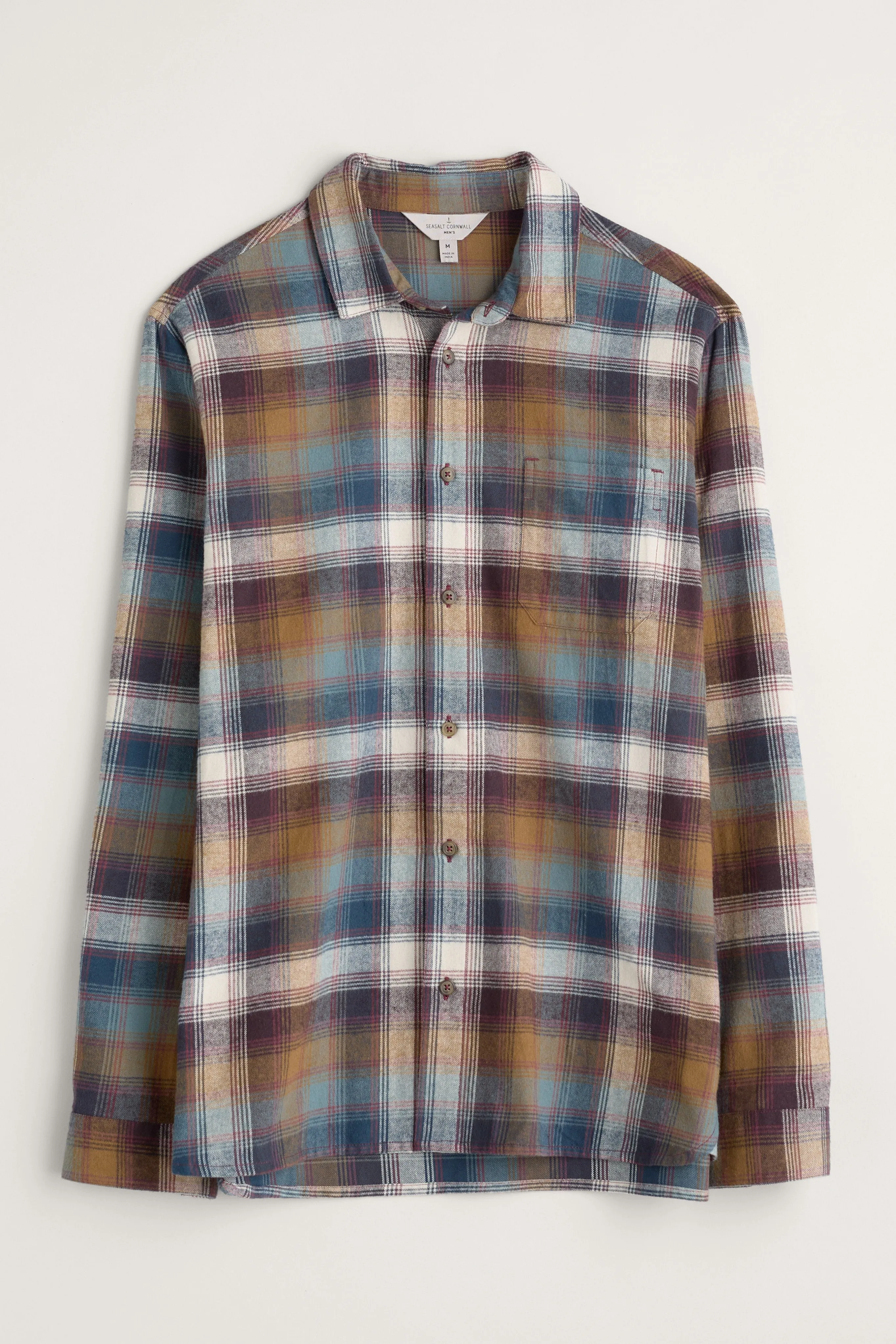 Seasalt Men's Fathomer Shirt in Root Cellar Waxed Canvas