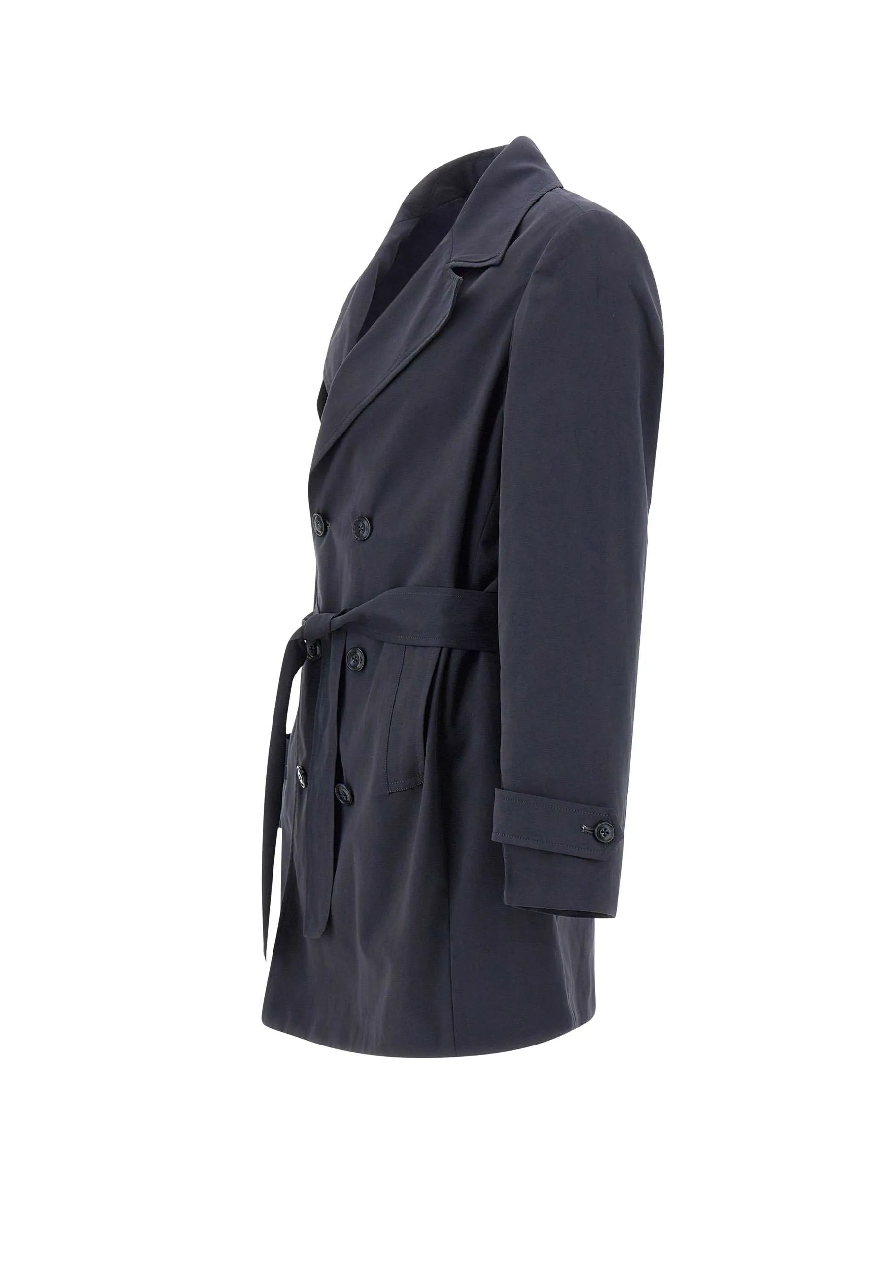 Sherlock Blue Trench Coat for Men