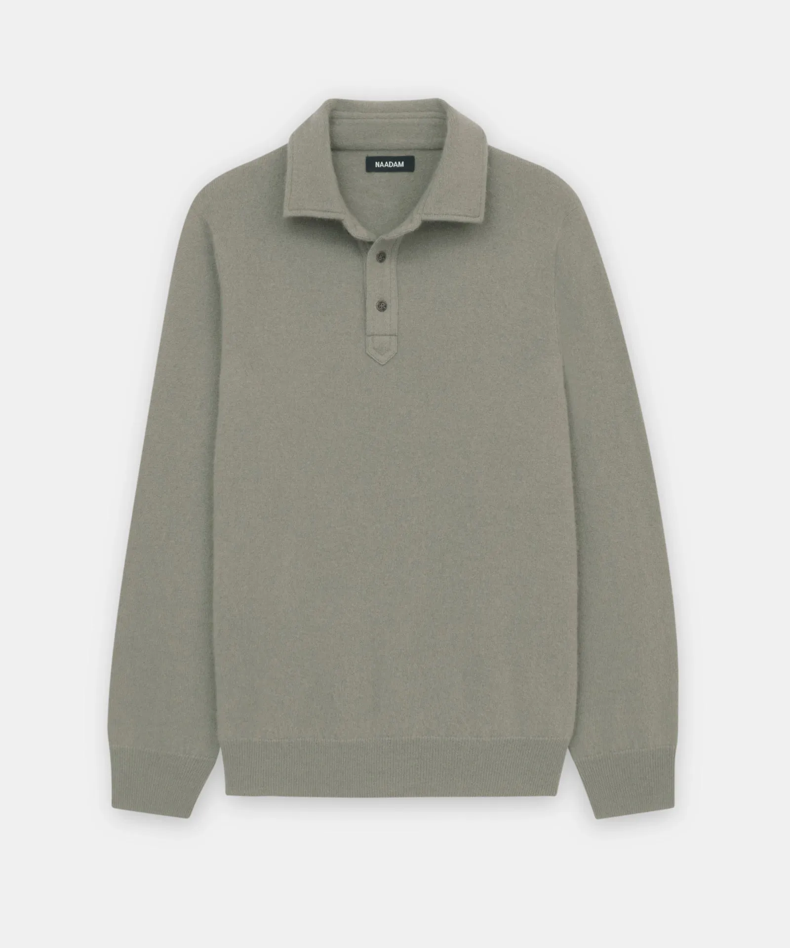 Signature Cashmere Long Sleeve Polo