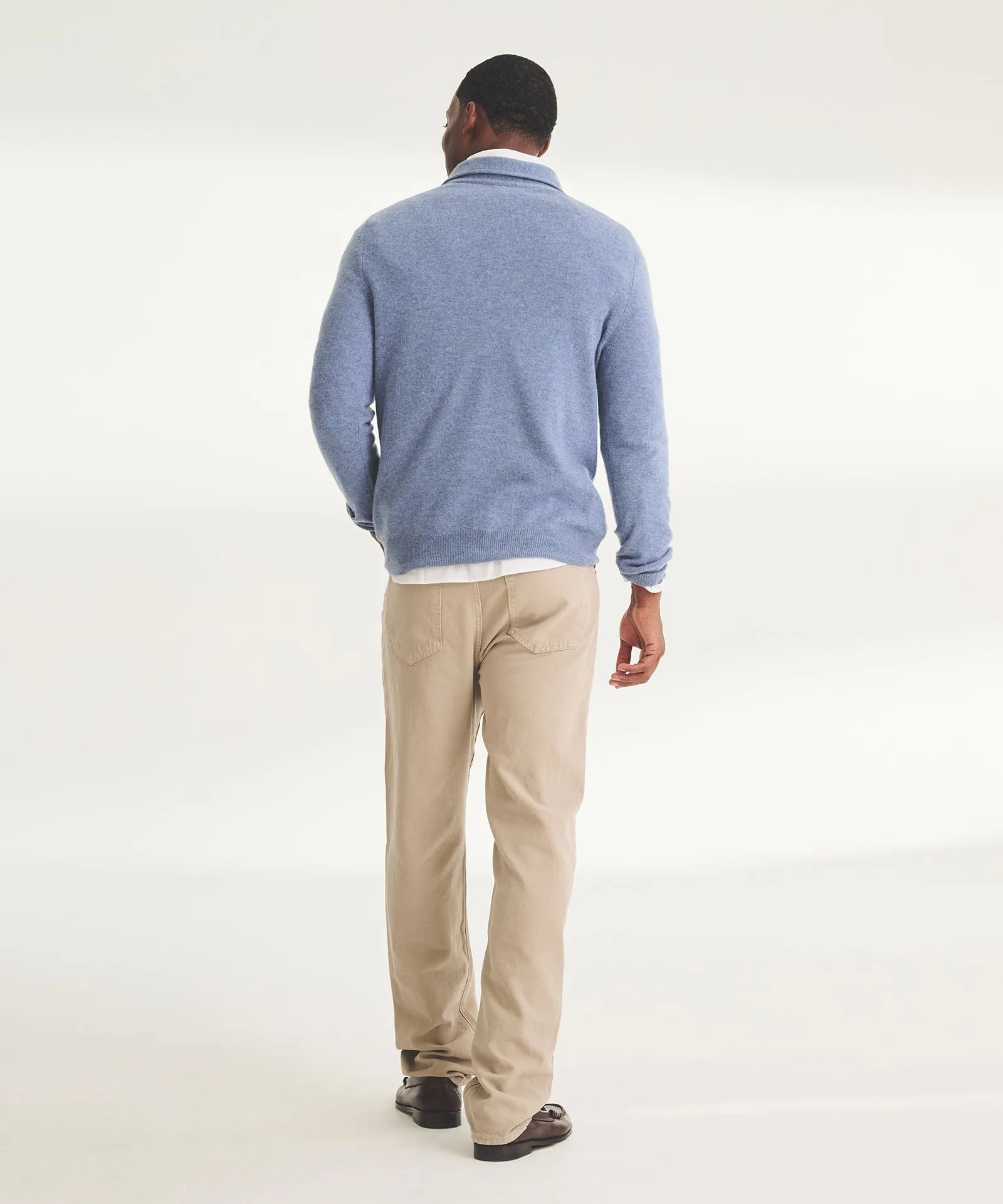 Signature Cashmere Long Sleeve Polo