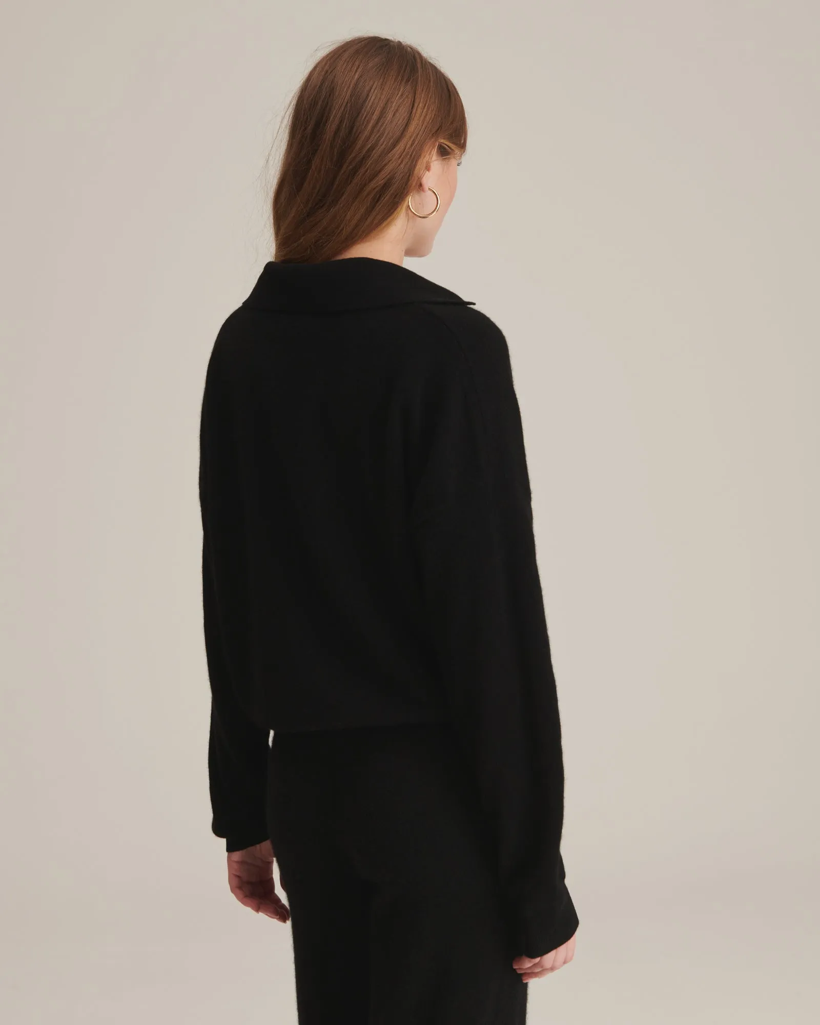 Signature Cashmere Polo Sweater