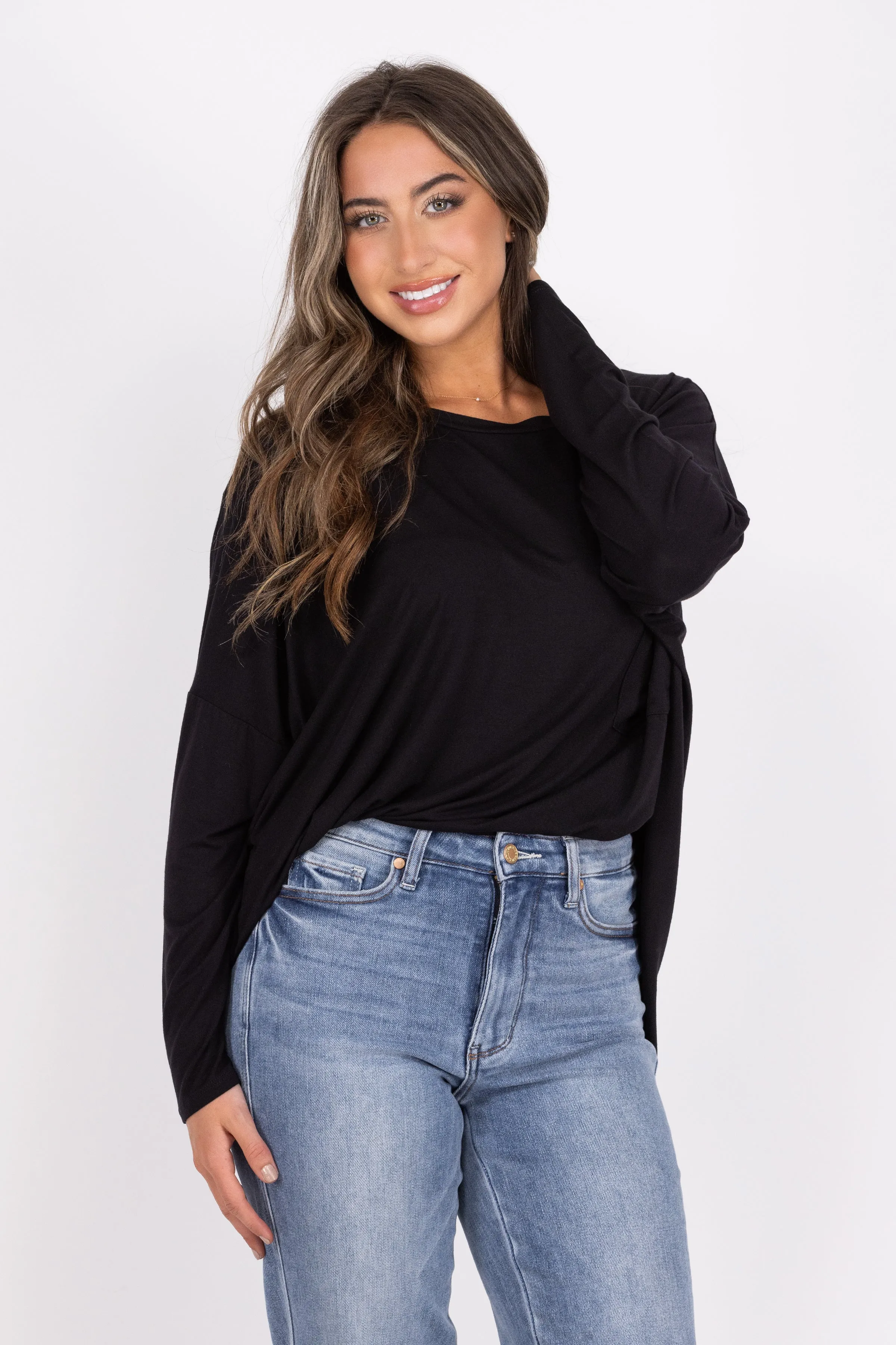 Simple Babe Long Sleeve Top