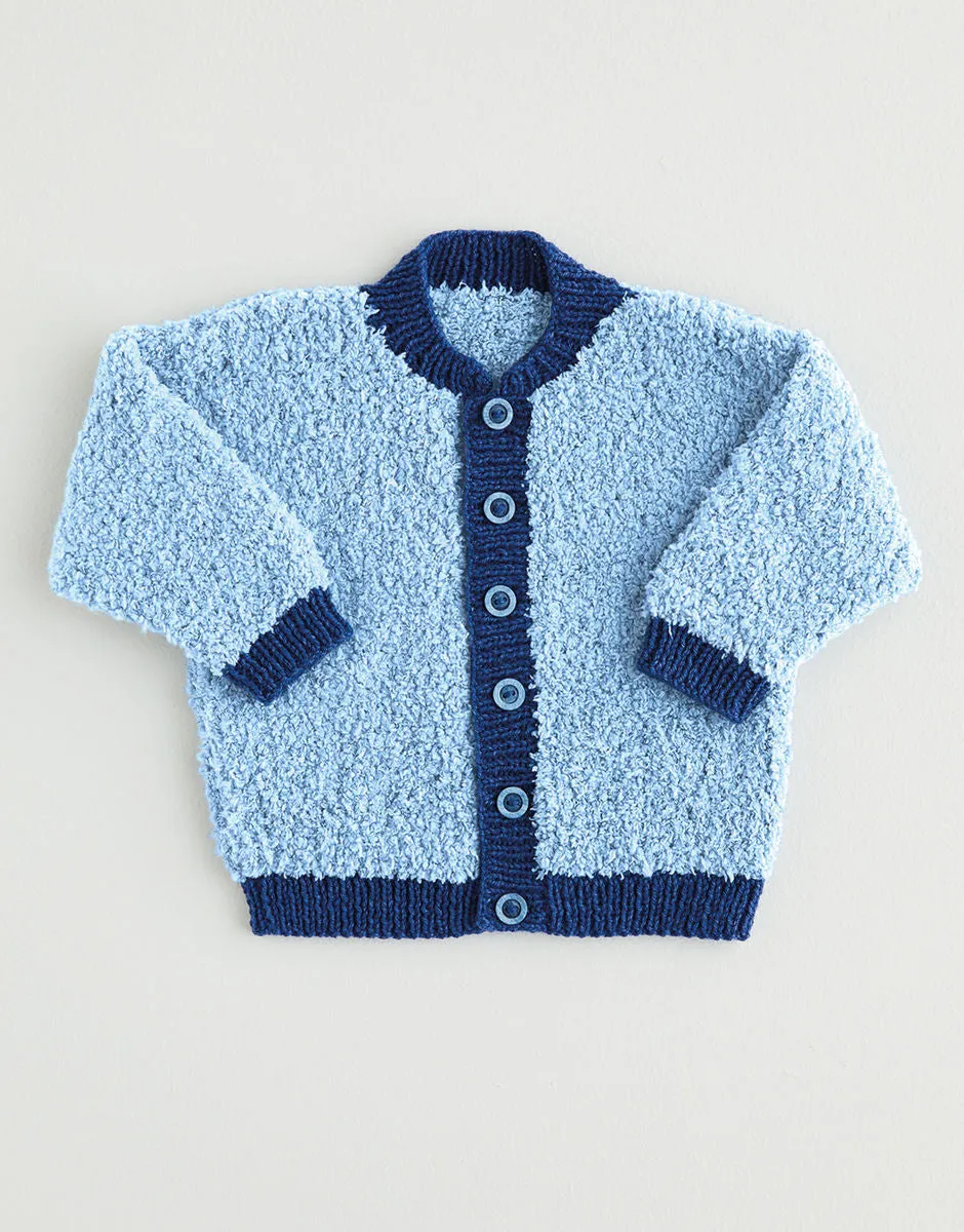 Sirdar - Baby Bomber Jacket in Snuggly Snowflake Chunky - Knitting Pattern 5394