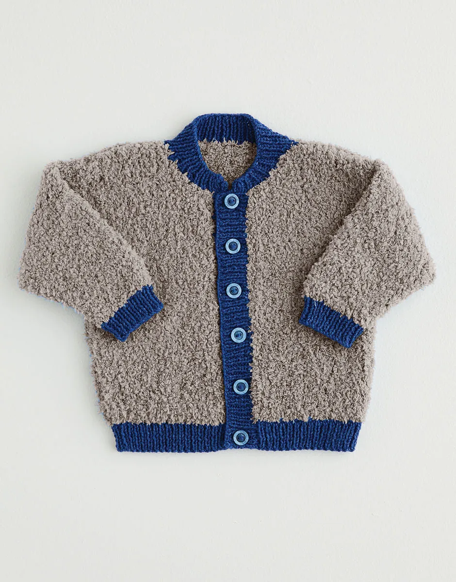 Sirdar - Baby Bomber Jacket in Snuggly Snowflake Chunky - Knitting Pattern 5394