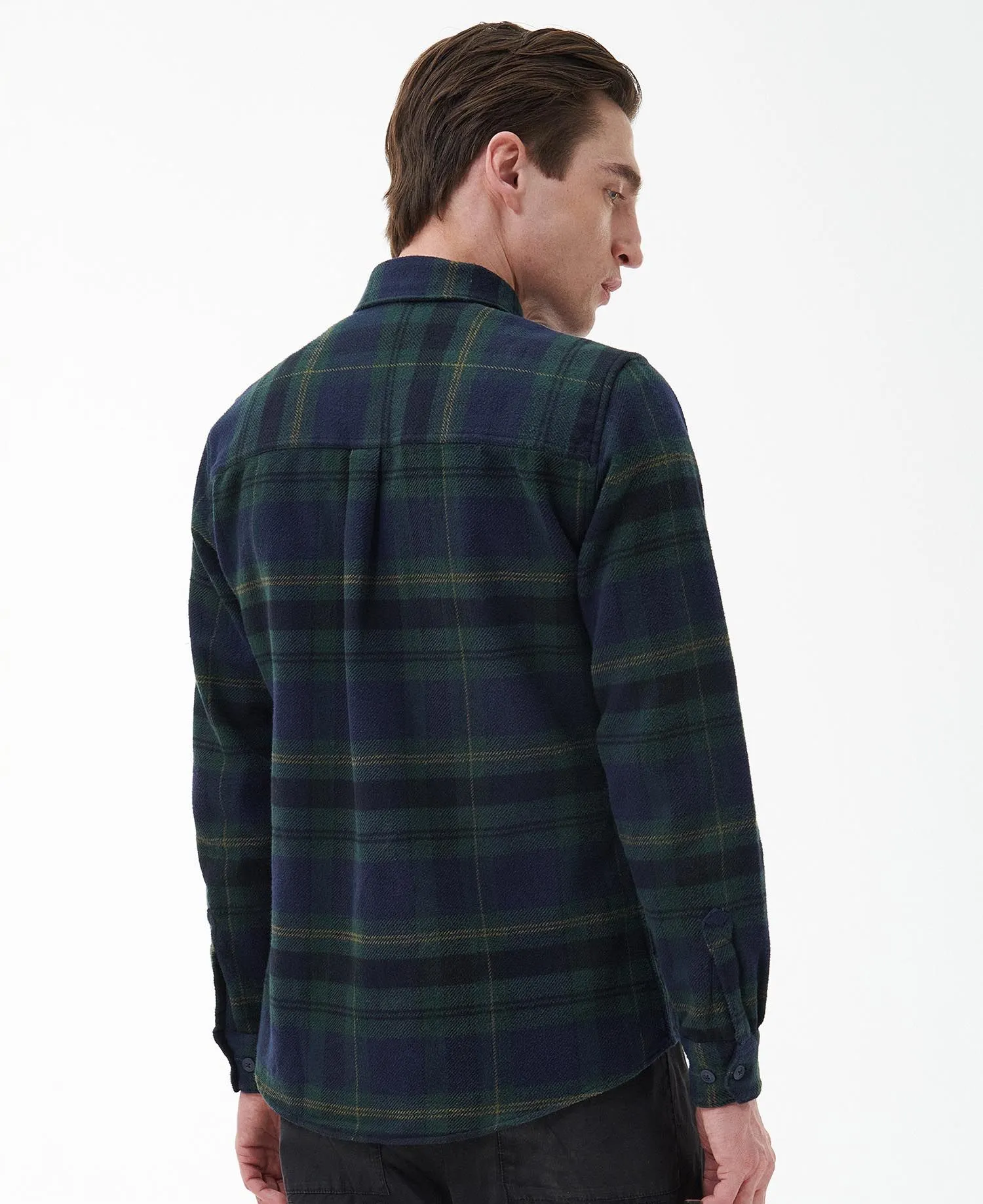 Snowcap Tailored Long-Sleeved Shirt - Navy