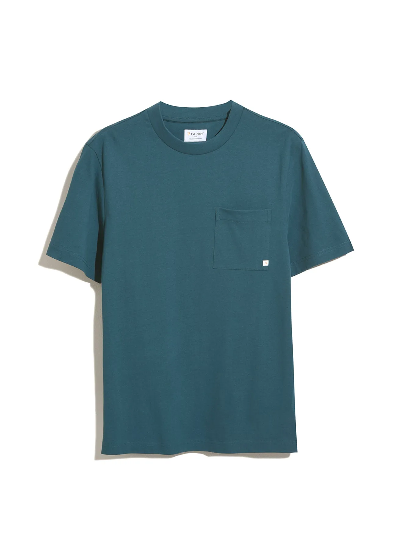 Stacy Regular Fit Chest Pocket T-Shirt In Croft Green