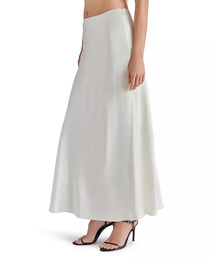 STE Whisper White Jeannie Satin Maxi Skirt