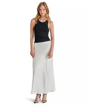 STE Whisper White Jeannie Satin Maxi Skirt