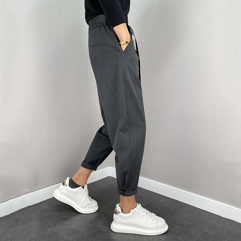 Straight Leg Ankle Length Trousers