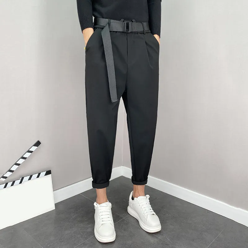 Straight Leg Ankle Length Trousers