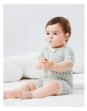 Summer Short Sleeve Earthy Bamboo Cotton Onesie