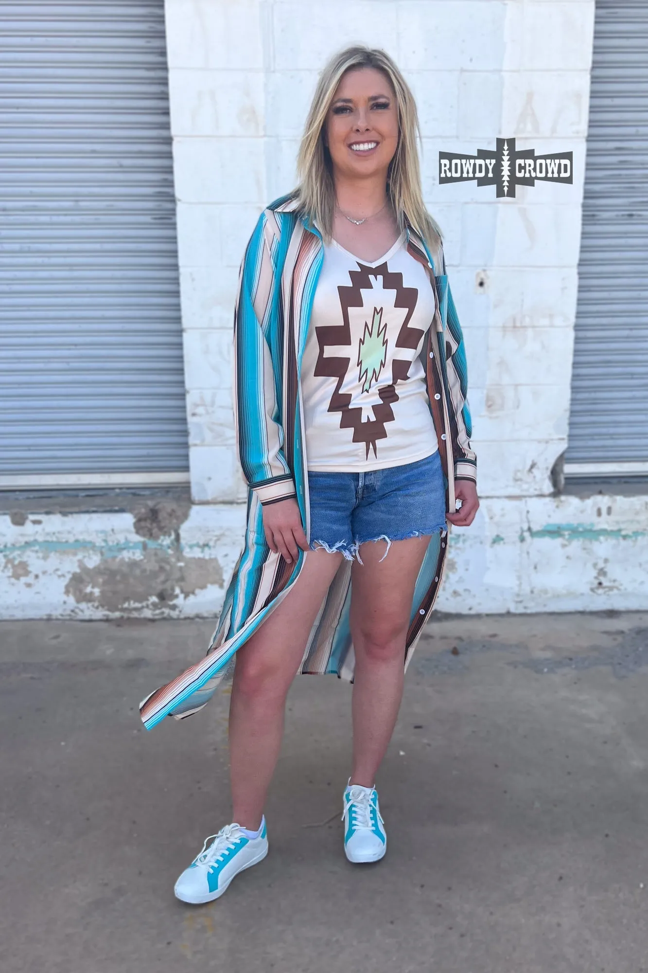 Sunset Serape Dress