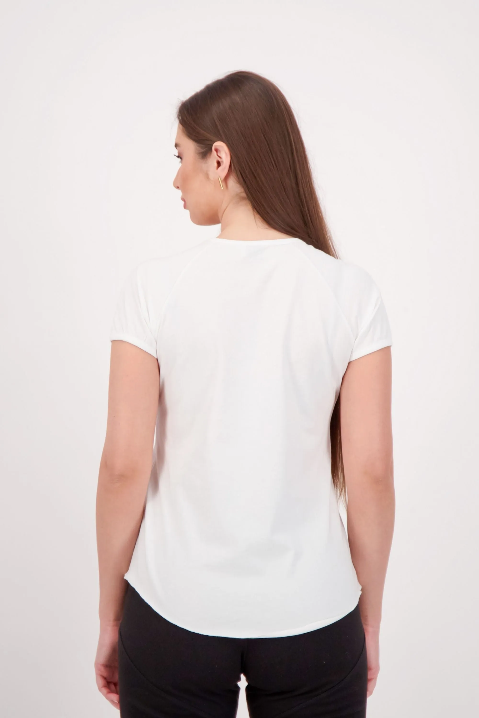 Sustainable Raglan Scoop Neck T-Shirt