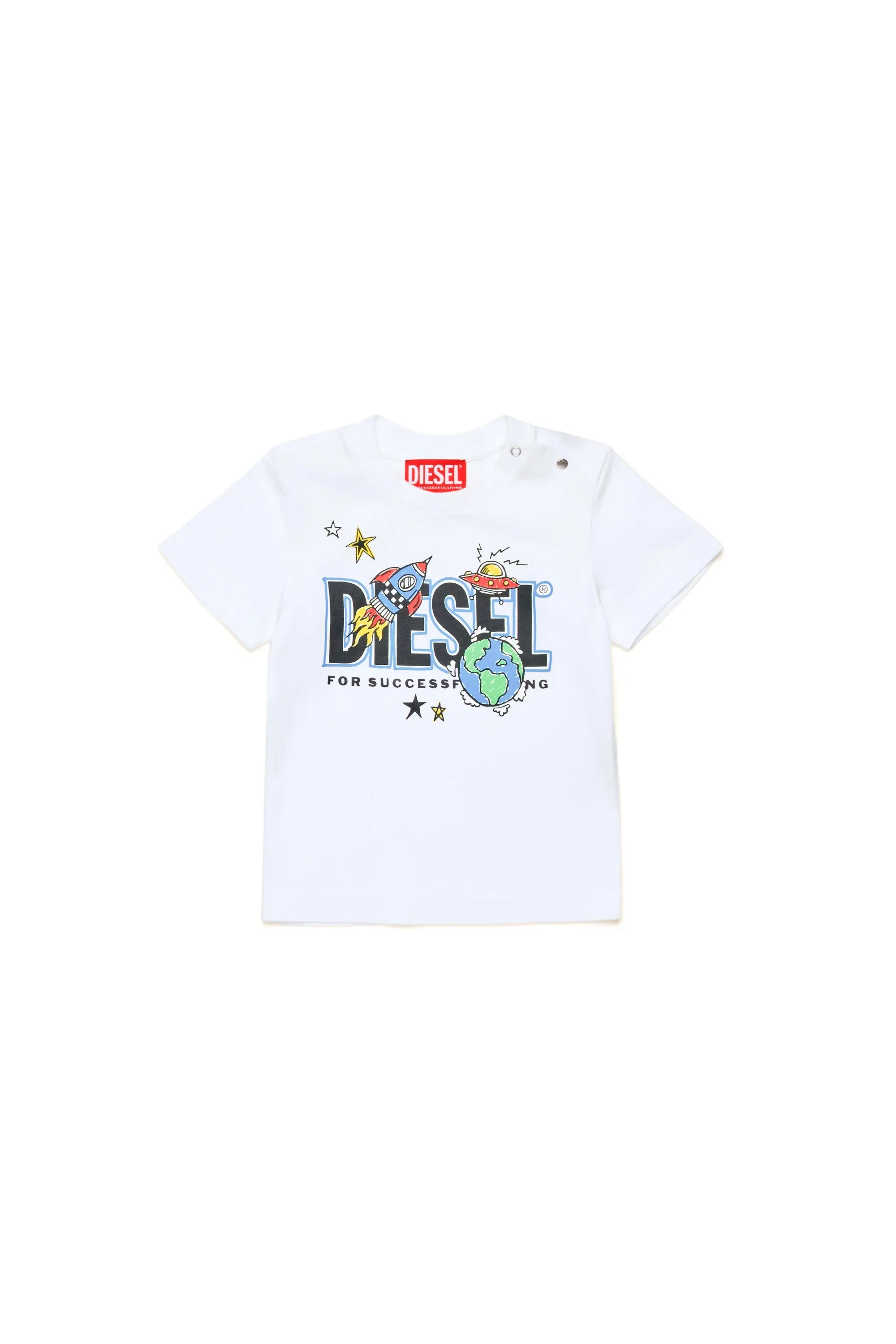 T-shirt With Graphic (White) - K00575KYAYSK100