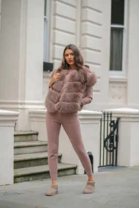 Taupe Premium Faux Fur Gilet