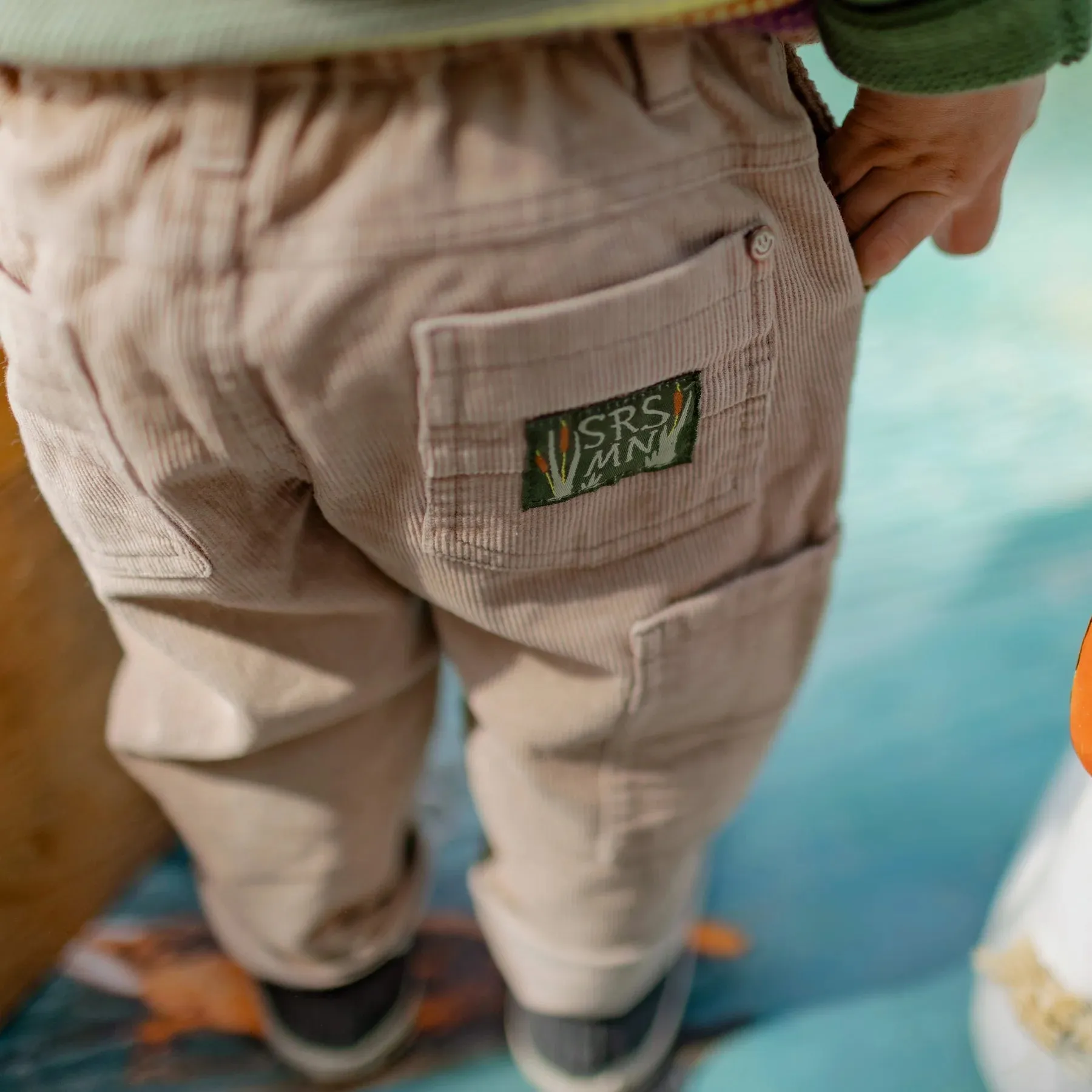 The Douglas Corduroy Work Pant - Beige - BABY