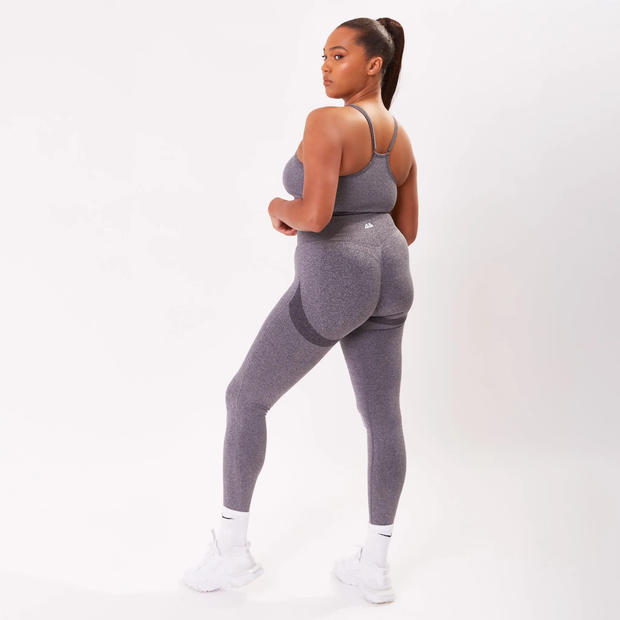 The 'Energy' Scrunch & Seamless Leggings - Charcoal