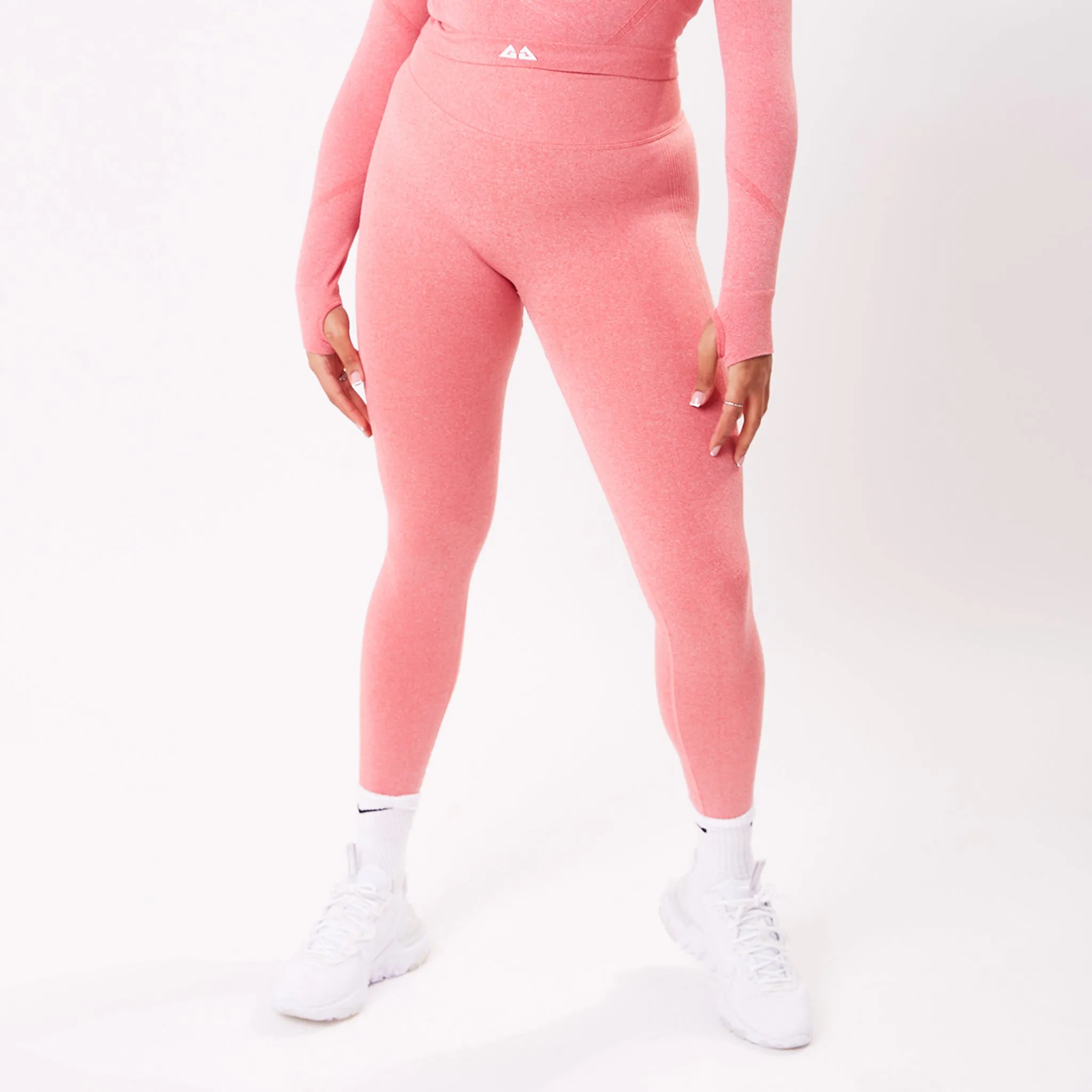 The 'Energy' Scrunch & Seamless Leggings - Rose