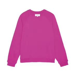 The Great - The Slouch Sweatshirt in Fuchsia